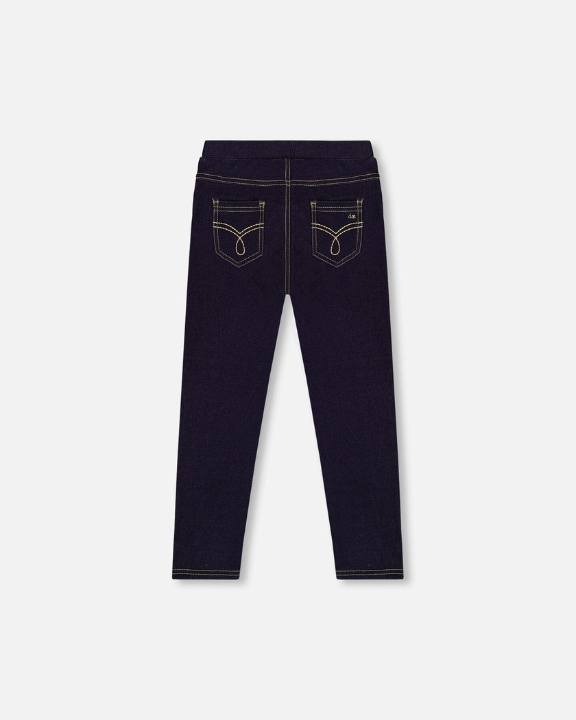 Navy Blue Denim Jeggings