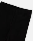 Rib Capri Leggings Black