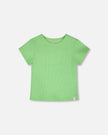 Crinkle Jersey T-Shirt Mint Green