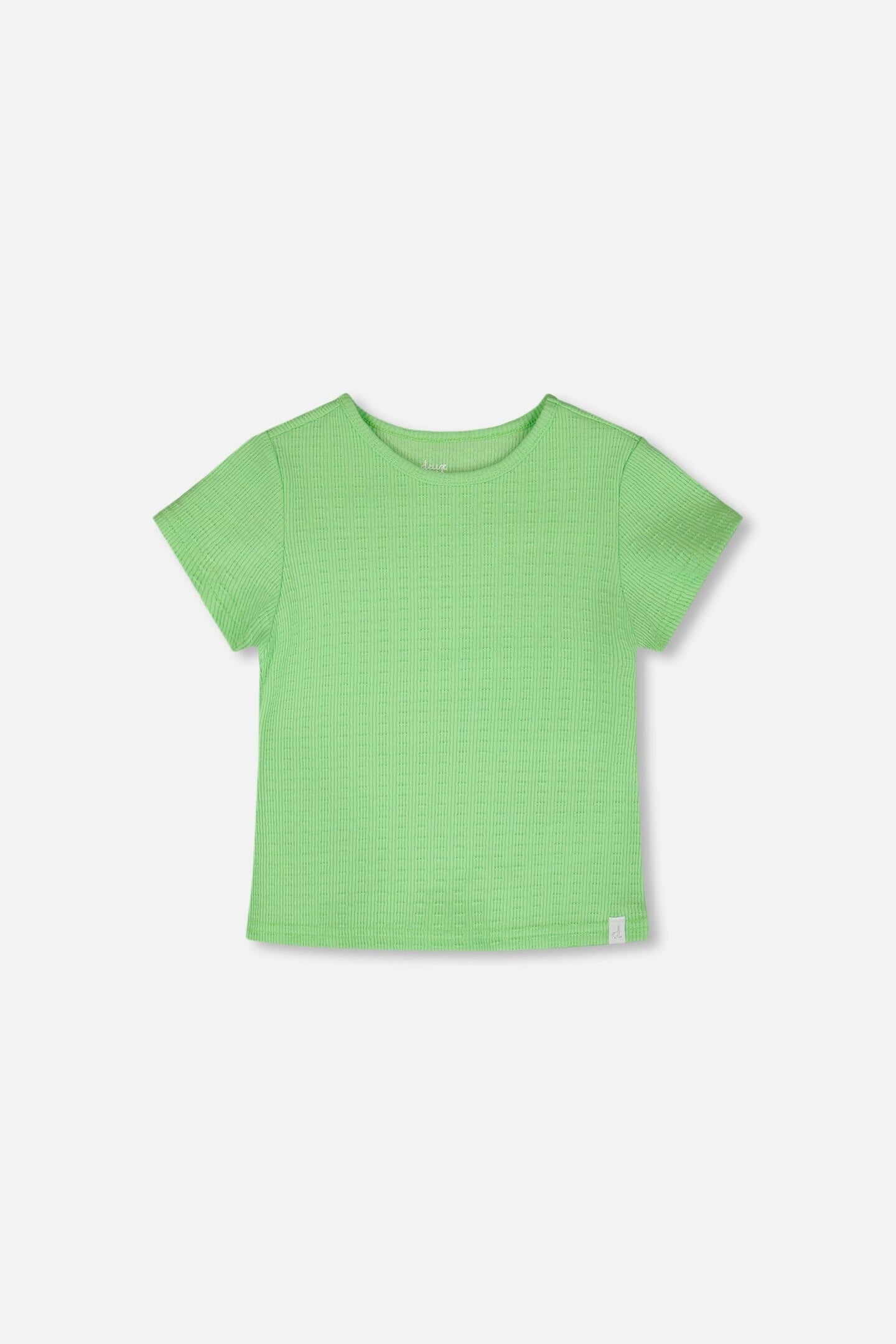 Crinkle Jersey T-Shirt Mint Green