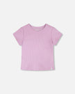 Crinkle Jersey T-Shirt Lilac