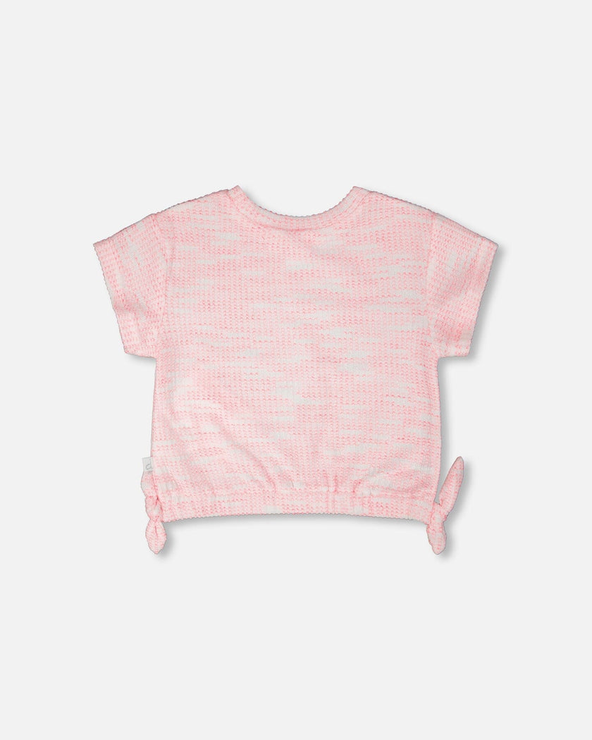 Jacquard Knit T-Shirt Multicolored