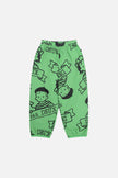 40Th Anniversary Printed Poplin Pant Green