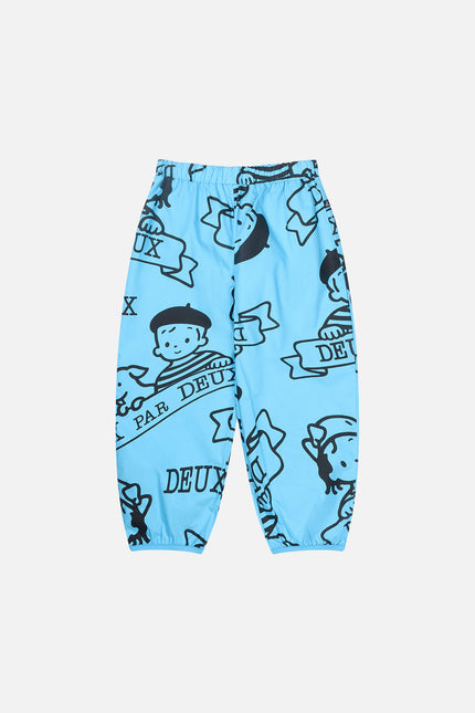 40Th Anniversary Printed Poplin Pant Sky Blue