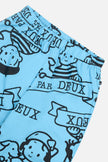 40th Anniversary Adult Printed Poplin Pant Sky Blue