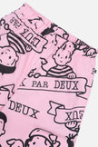 40th Anniversary Adult Printed Poplin Pant Soft Pink