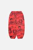 40th Anniversary Adult Printed Poplin Pant Poppy Red