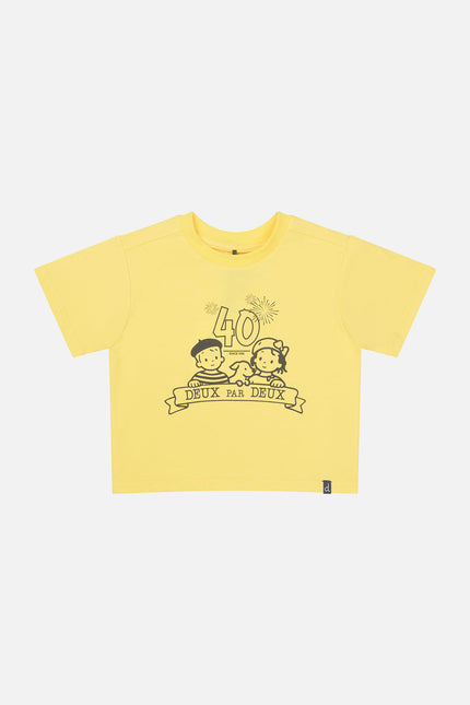 40Th Anniversary Graphic T-Shirt Honey Yellow