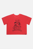 Adult 40Th Anniversary Graphic Boxy T-Shirt Poppy Red