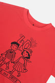 Adult 40Th Anniversary Graphic Boxy T-Shirt Poppy Red