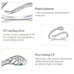 925 Sterling Silver Adjustable Snake Ring With Green Zircon - Fashion Jewelry In 4 Colors