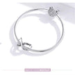 925 Sterling Silver Clear 5A Crystal Collection Family Heart X-Shape Charm Beads for Charm Bracelet & Necklace Pendant