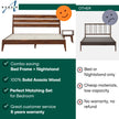 Emery Solid Wood Bed Frame