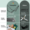Universal Hammock with Medium Size Stands