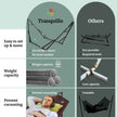 Universal Hammock with Medium Size Stands
