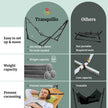 Universal Hammock with Medium Size Stands