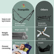 Universal Hammock with Medium Size Stands
