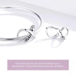 925 Sterling Silver Clear 5A Crystal Collection Family Heart X-Shape Charm Beads for Charm Bracelet & Necklace Pendant