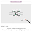 925 Sterling Silver Clear 5A Crystal Collection Family Heart X-Shape Charm Beads for Charm Bracelet & Necklace Pendant
