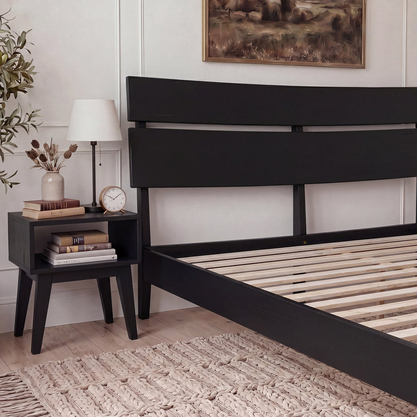 Aurora Solid Wood Bed Frame