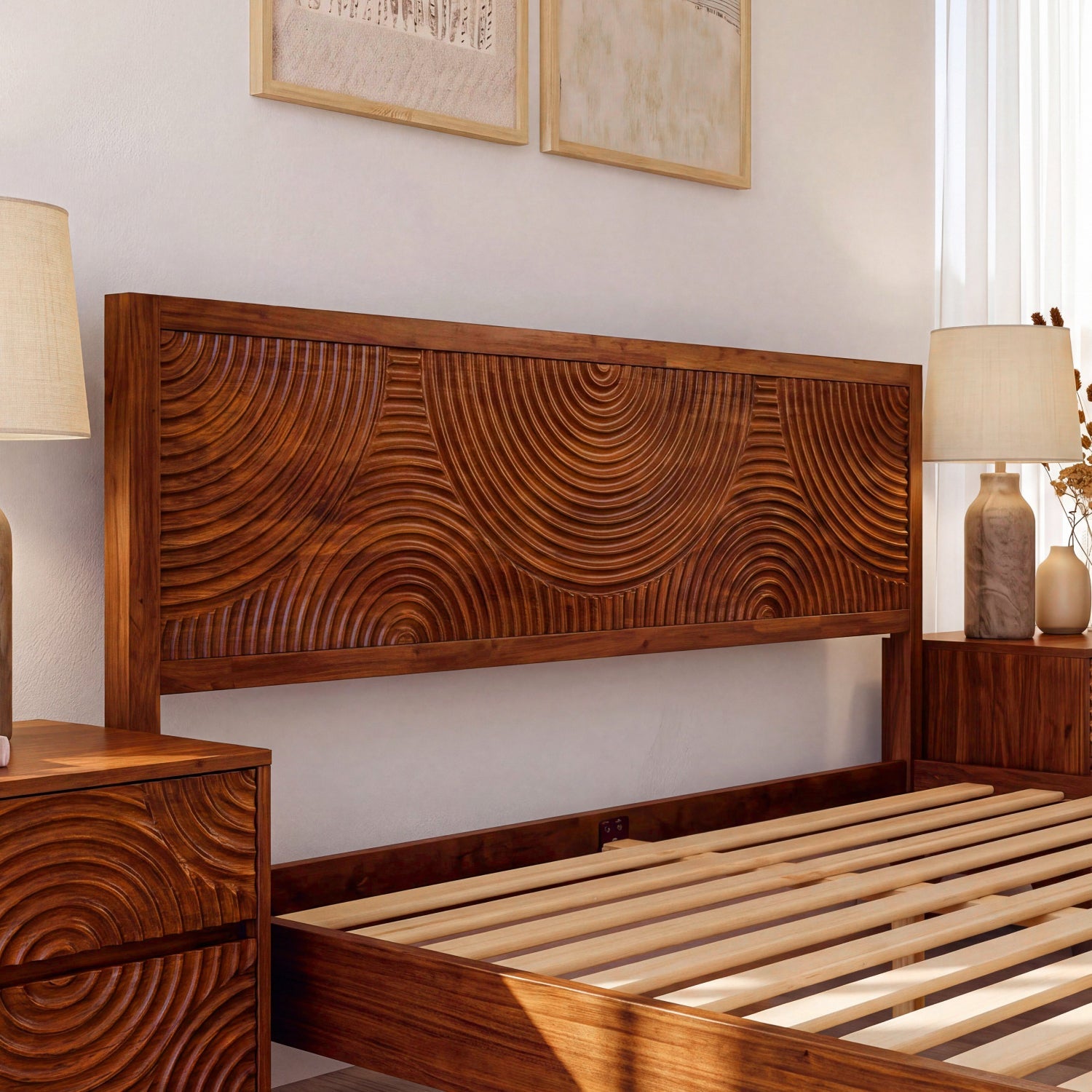 Harmony Solid Wood Bed Frame