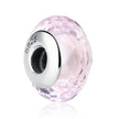 925 Sterling Silver Pink Flower Murano Glass Beads - Diy Bracelet Charms For A Festive Touch (Scz001)