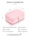 Treasure Keeper: Pink Pu Leather Jewelry Box For Rings, Necklaces & More