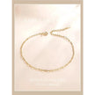 925 Sterling Silver Gold Cable Chain Bracelet