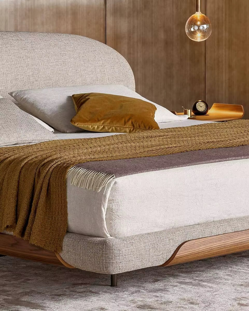 Linden Modern Upholstered Bed