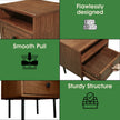 Savana Single Drawer Solid Wood Nightstand