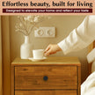 Silvia 2-Drawer Solid Wood Nightstand