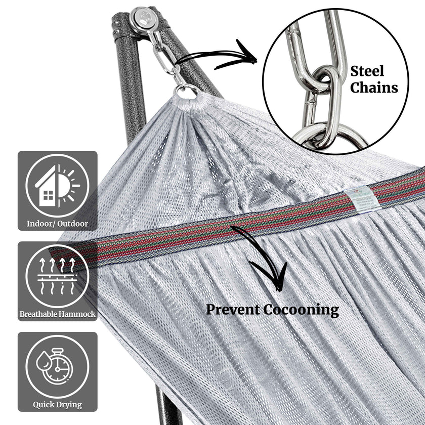Universal Hammock with Medium Size Stands