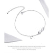 The Endless Summer 925 Sterling Silver Infinity Anklet