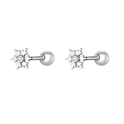 925 Sterling Silver Star And Butterfly Stud Earrings - Delicate And Fine Jewelry
