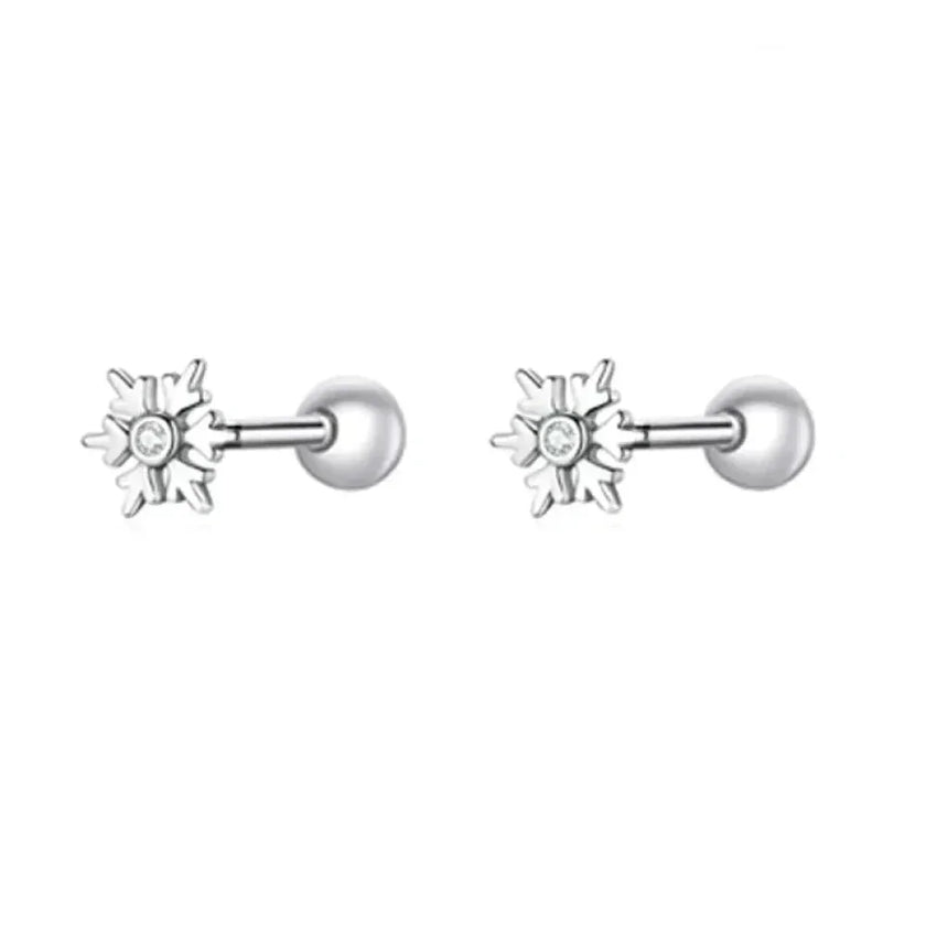 925 Sterling Silver Star And Butterfly Stud Earrings - Delicate And Fine Jewelry