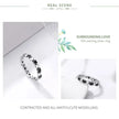 925 Sterling Silver Star & Heart Band Ring