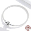 Sterling Silver Mesh Charm Bracelet – “Forever Love” Bead