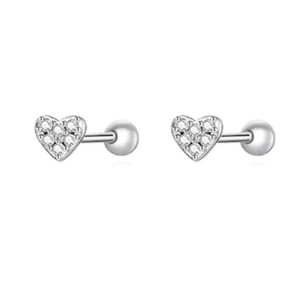 925 Sterling Silver Star And Butterfly Stud Earrings - Delicate And Fine Jewelry