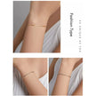 925 Sterling Silver Gold Cable Chain Bracelet