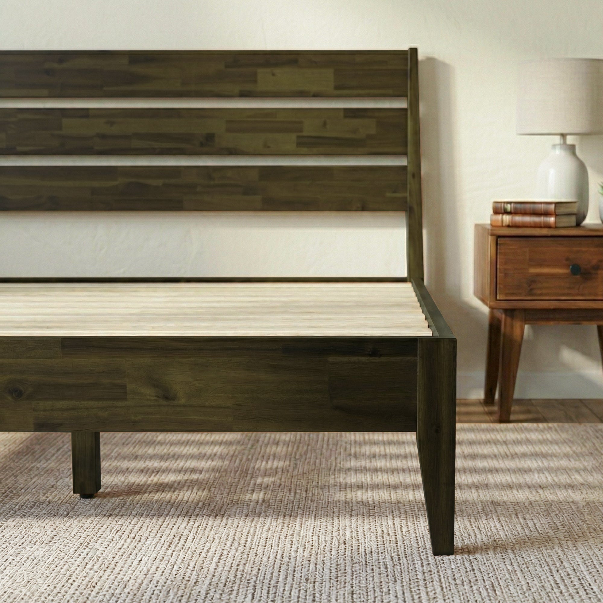 Emery Solid Wood Bed Frame