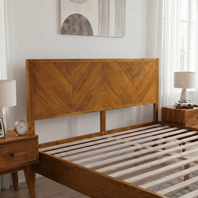 Alander Solid Wood Bed Frame