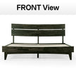 Aurora Solid Wood Bed Frame