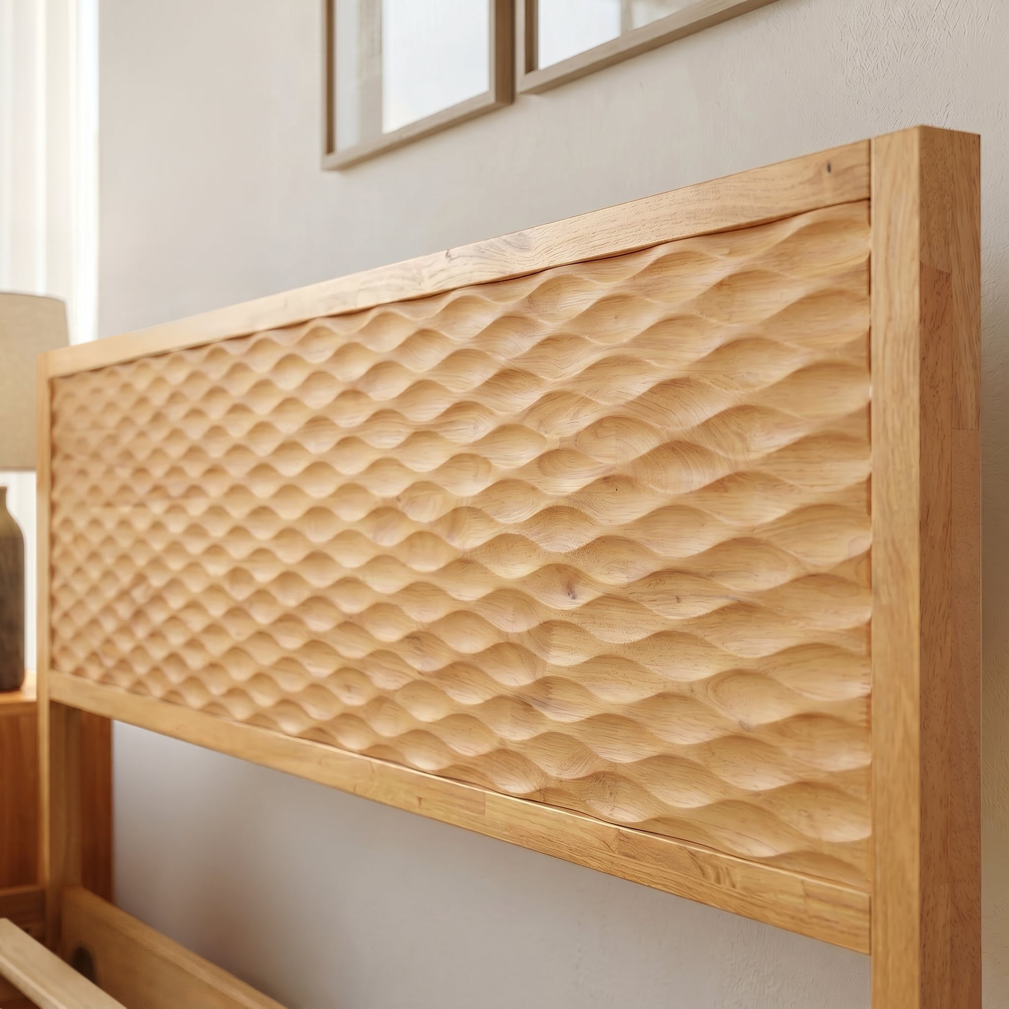 Elara Solid Wood Bed Frame