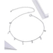 The Minimalist 925 Sterling Silver Tassel Anklet
