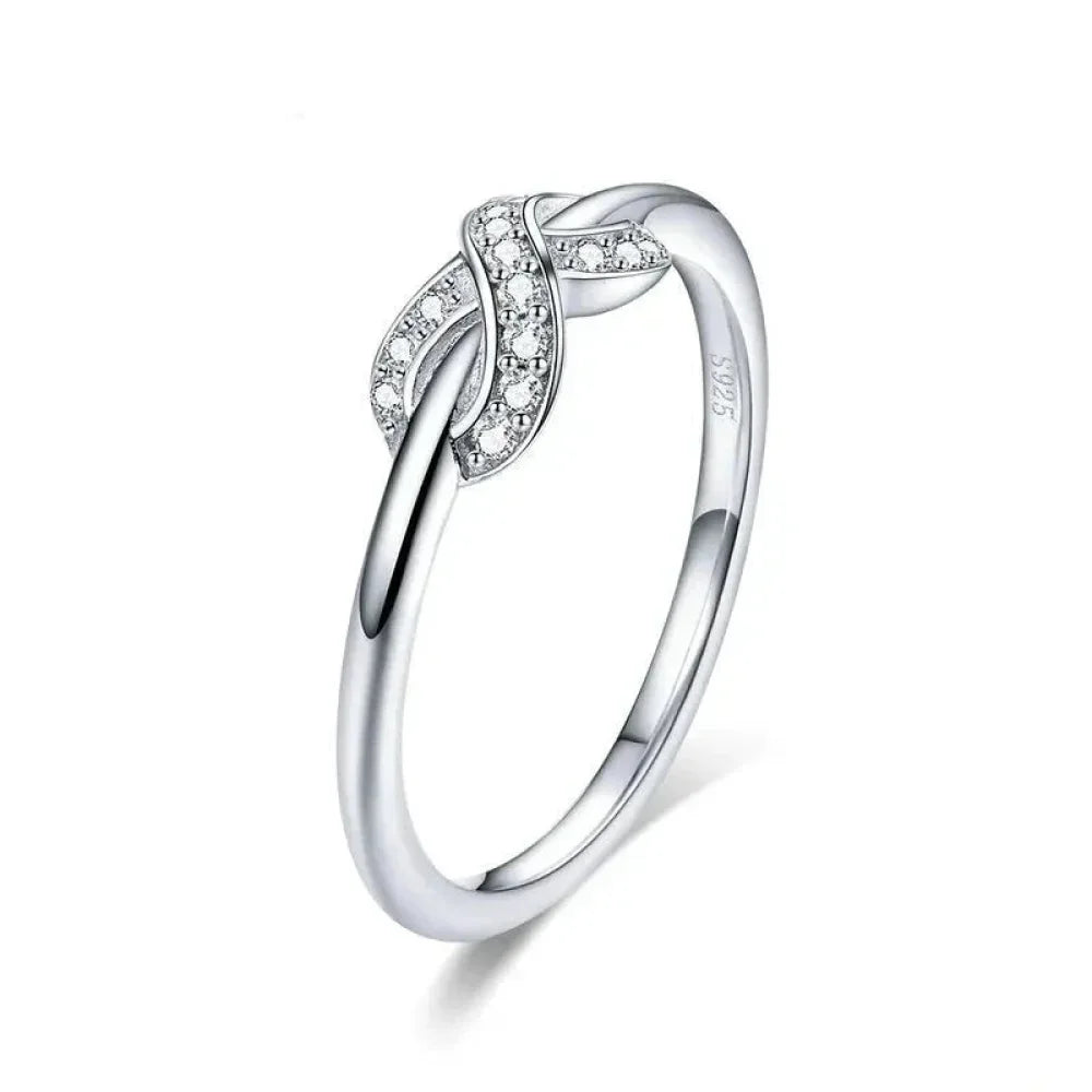 Sterling Silver Infinity Ring (Forever Bound)
