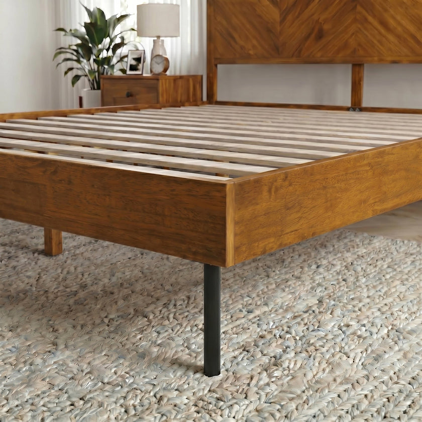 Alander Solid Wood Bed Frame