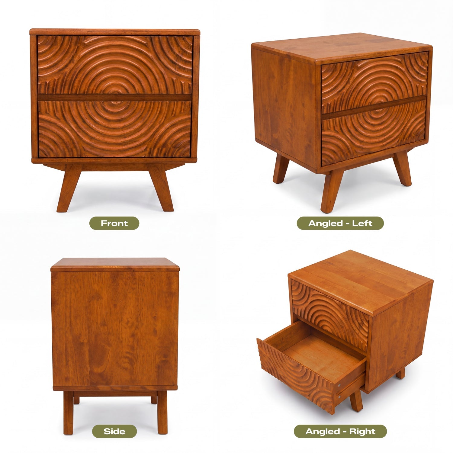 Harmony Solid Wood Nightstand