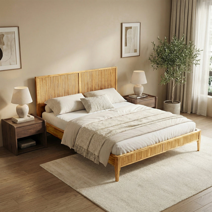 Bosk Solid Wood Bed Frame