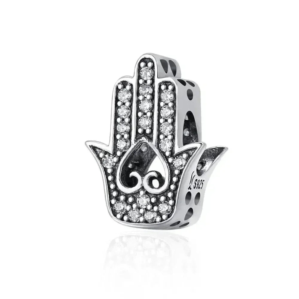 Dazzle in Elegance with 925 Sterling Silver CZ Beads for Bracelets & Bangles