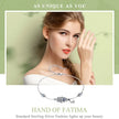 Sterling Silver Blue Evil Eye Charm Bracelet – Lobster Clasp
